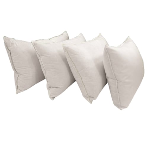 Down Dreams Soft Pillow, Natural Fill, T233 Cotton Cover, King 20x36, 43.02 oz, Color Cording